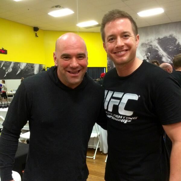 RyanFieldABC's tweet image. Big thanks to @danawhite for letting us jump in the Octagon today. @ufc #UFCtraining