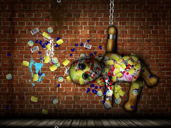 Jordan42718580's tweet photo. Playing smash dude. Boy is he messed up http://t.co/QgMVN4og1K