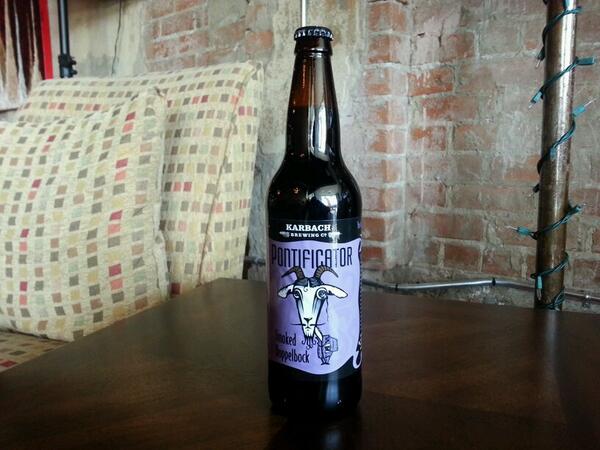 CorkGrinders's tweet photo. Come get your @karbachbrewing Pontificator! http://t.co/gPCUWTGPTW