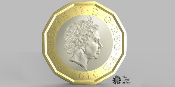 BBCBreaking's tweet image. New £1 coin, designed to be "most secure in world", to be introduced in 2017 - The Royal Mint bbc.in/1gE0hSc