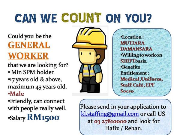 KLStaffing's tweet photo. RM1500 - Mutiara Damansara #KerjaKosong #SayaJual #kerja #kosong #job #JOBVACANCY http://t.co/6zHaZzjTtj