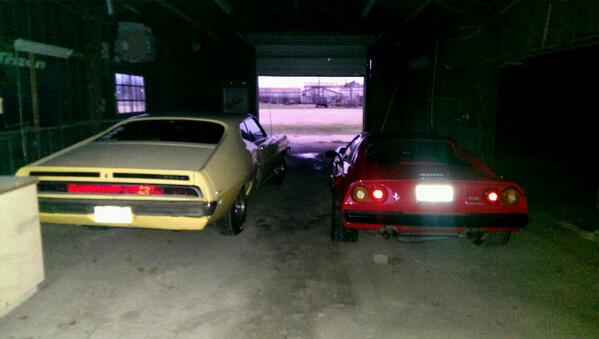 sbusby8's tweet photo. #ferrari and #torino as #roommates #spotted #dreamgarage http://t.co/IMeVTQDvqN