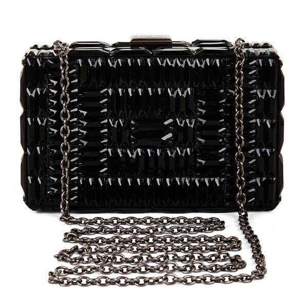 bit.ly/1fXRJWB #OBSESSION: Add a #sleekfinish to #afterdarkstyle with our Lexi #boxclutch. #BCBGnewarrivals