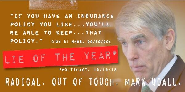 Democrat Mark Udall campaign slapped with tax lien
