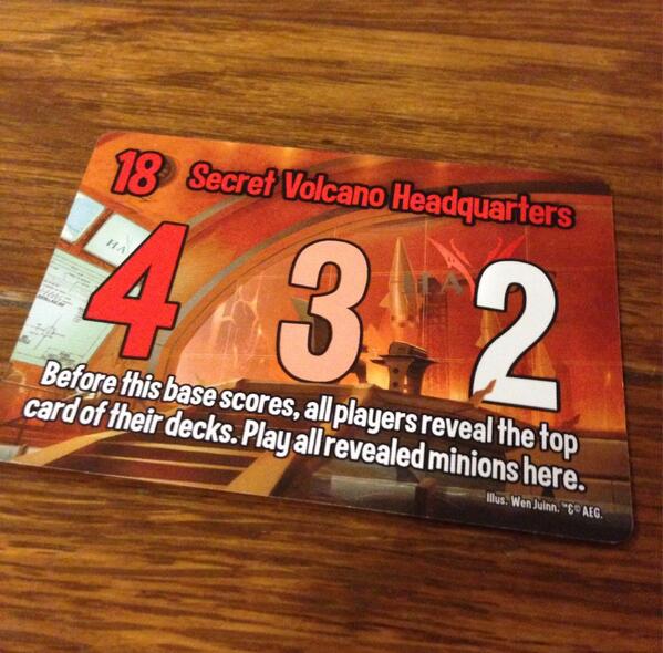 tarrkid's tweet image. Best. Base. Card. Ever. #chaos #superspies #sciencefictiondoublefeature #smashup @alderac
