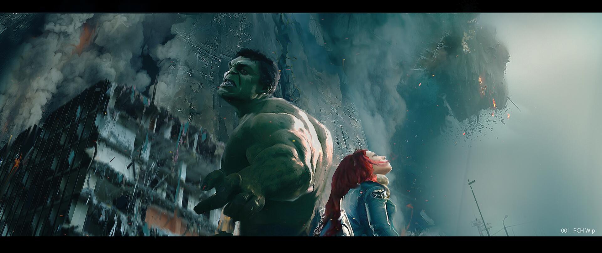 Avengers on X: The @Hulk & Black Widow AgeofUltron concept art from  Marvel AssemblingAUniverse! http:t.corxEWMTXOaP  X