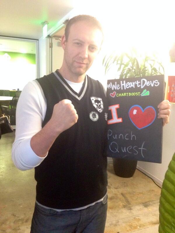 phast's tweet image. #WeHeartDevs party at @Chartboost