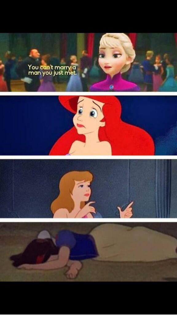 😂😂😂 #DisneyPrincessLogic