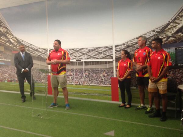 NSWRL's tweet image. NSWRL Knockout Health Challenge Ambassadors @gorgeousgrose Ronny Gibbs, Kyle Saunders and Julie Young..