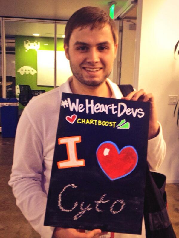 a_benenko's tweet image. #WeHeartDevs @Chartboost . To Cyto with Love!