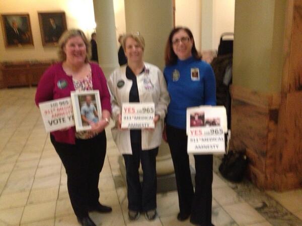 Renee_Unterman's tweet photo. Chairman Cooper 911 Medical Amnesty bill approved. There is no grief greater than Mother loosing a child. http://t.co/DAeqx2IK6w