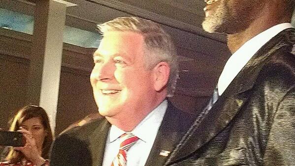 Indeed_PhilReed's tweet photo. @KirkDillard walks into the watch party to a standing ovation. The Senator says he's "trending well" @MyStateline http://t.co/FtDxMXWuWs