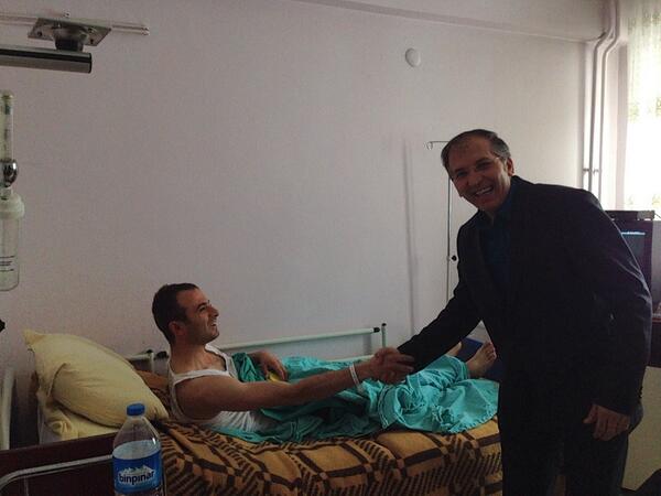 Hastalarımızı ziyaret ettik.Allah acil şifa versin hepsine