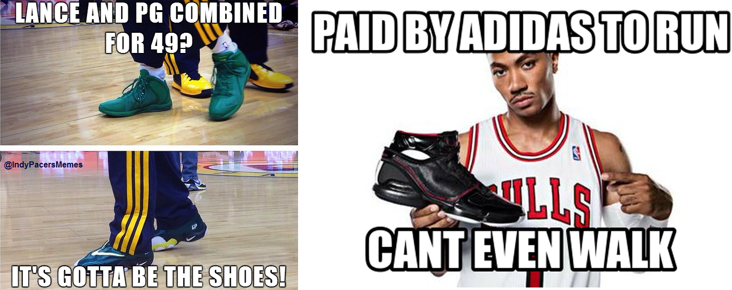 NBA Meme Team X: "Nike Adidas @IndyPacersMemes / X