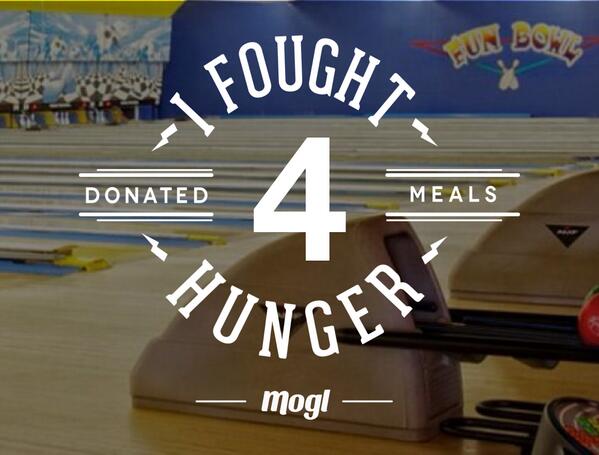 laurenhalbrich's tweet image. I donated 4 meals just by eating at Poway Fun Bowl. Join me. mogl.com #fighthungerwithhunger