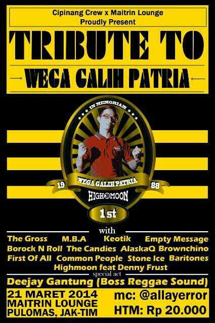 Jumat ini Tribute to brader Wega <a href="/Maitrinlounge/">Maitrin Resto&Lounge</a>  bersama <a href="/highmoonska/">HIGHMOON</a> <a href="/dennyfrust24/">RichardDennyNahazon</a>  and many more.