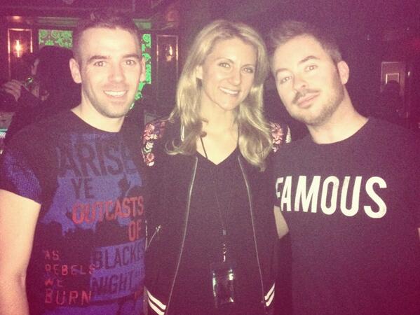 b_rritch's tweet photo. Erica/Bruce - pleasure meeting you!!  @blondfire @strange_talk @thesounds wicked show tonight. See u in Portland!! http://t.co/ZqJWPVpWCR