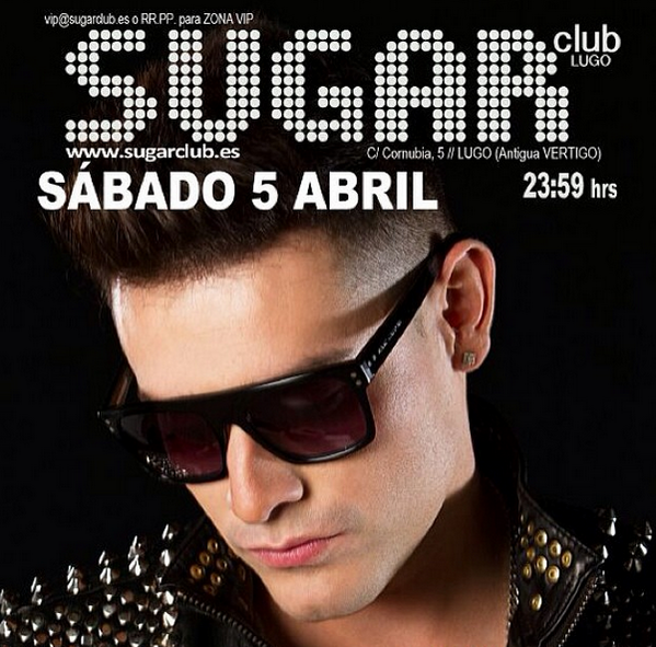 yeshuaismyrock's tweet photo. El sábado 5 abril nos vamos para Lugo. ¡Estaremos en el @SugarLugo calentando el ambiente! #JSWEBTEAM #caliente #hit http://t.co/5U0LHQyHRB