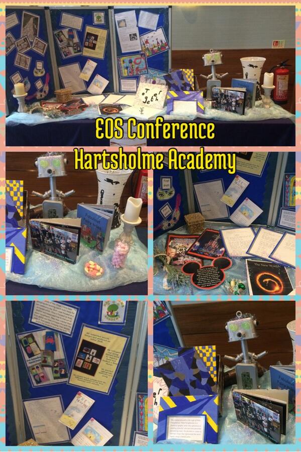 Mrs__Leigh's tweet image. @hartsholmeacad stand at the EOS conference. Go team Hartsholme!! #schooliscool #eosconference