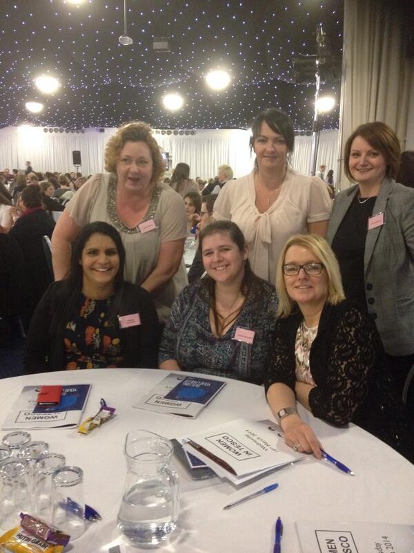 Some of the Group 13 ladies ready to be inspired! @WomenInTesco #liveyourcalling