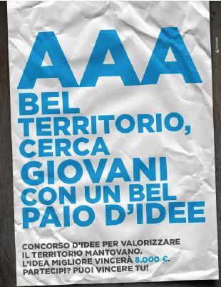 FondCariplo's tweet photo. A.A.A.Bel territorio cerca giovani con un bel paio d'idee. Offresi 8000 euro http://t.co/vp25yipo1u #iopresente http://t.co/t7Yf5AdhNZ
