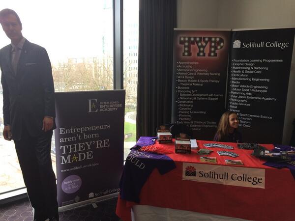 Today we are at The Crowne Plaza, Birmingham. Part of the Careers Fair #InspireAchieveSkills #PJEA