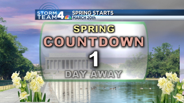 nbcwashington's tweet image. We are waving goodbye to winter and saying hello to spring tomorrow! #BringSpring