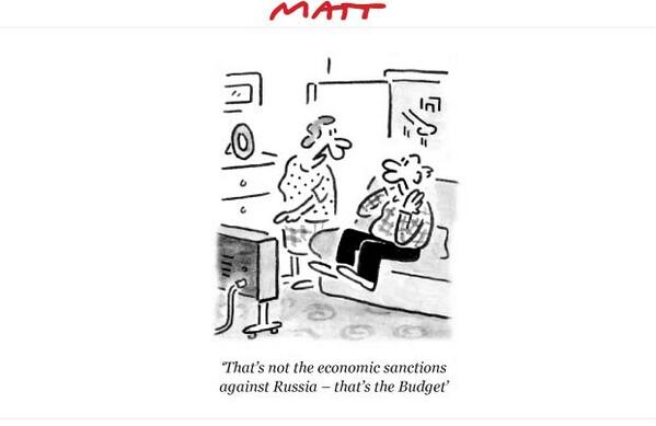 Budget day today. Is George going to surprise us with good news?