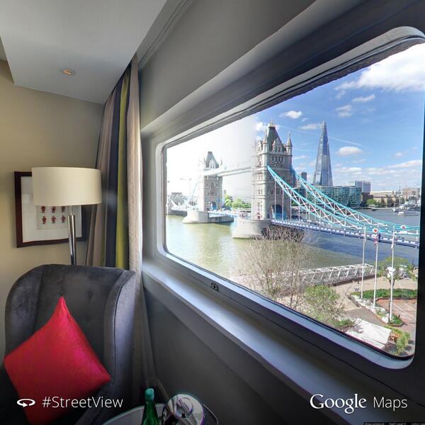 googlemaps's tweet photo. Imagine checking into this London hotel &amp; realising this is your view! Wow! http://t.co/yxJhZMA2sM #BusinessView http://t.co/gpetTiOF0T