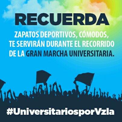 LUZadn's tweet photo. ¡Buenos días! Te esperamos en la Sede Rectoral para la Gran Marcha #UniversitariosPorVzla http://t.co/QcErgEpqm9