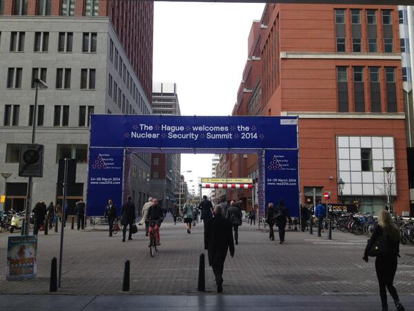 The Hague welcomes the Nucleair Security Summit! #nss2014 #denhaag #thehague