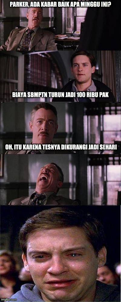 halokampus's tweet photo. Biaya turun jadi 100 ribu, ujian dikurangi jadi sehari. Ok, make sense.. http://t.co/8wbpd4IgQV