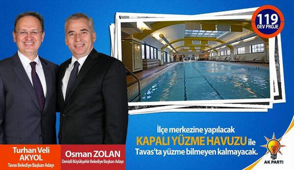 Denizlide 222DevProje ve Tavas'ta 119 dev proje.