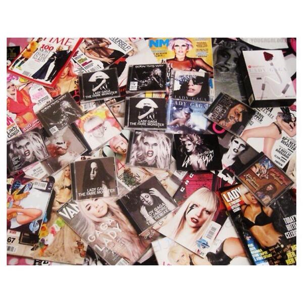 TechHOfficial's tweet photo. GAGA GIVEAWAY. 

RT + Follow us for a chance to win this HUGE haul of Gaga merchandise. http://t.co/54RfcqmfU5