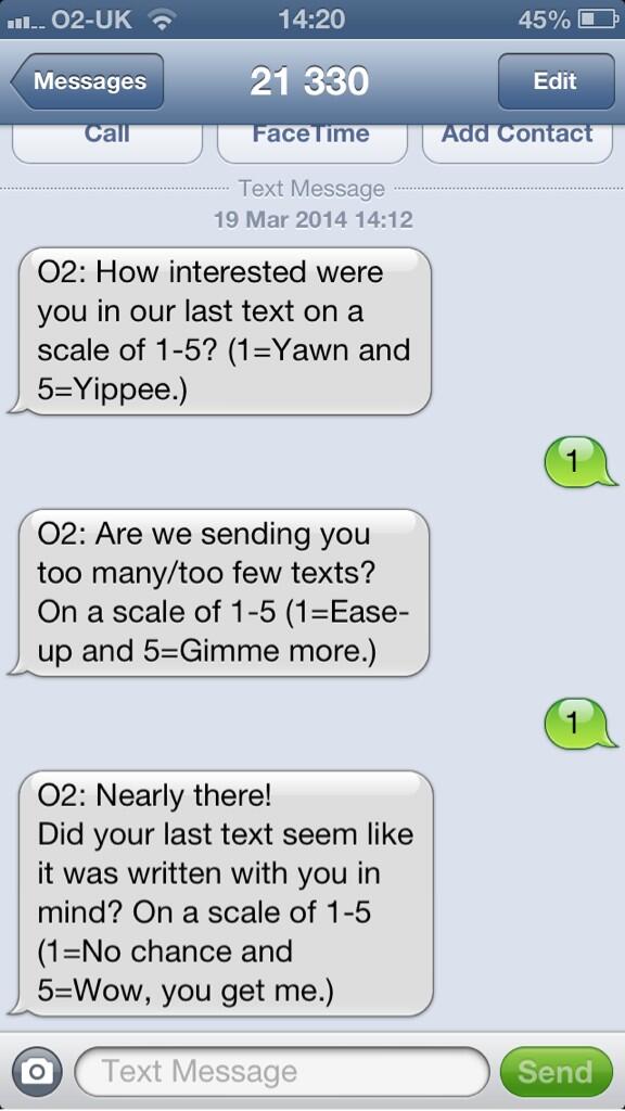 BootcampBarrie's tweet photo. O2 in the UK This is bordering on harassment and its the quickest way to annoy your customers. STOP!!!! http://t.co/957du1BfoP
