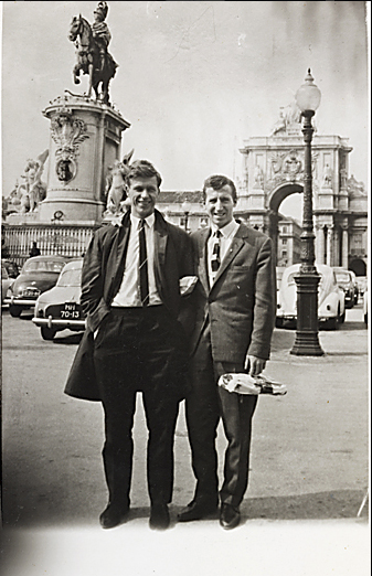 robawhite's tweet photo. My dad &amp; Cliff Jones in Lisbon '62.A copy of Ghost of White Hart Lane to 1st Spurs fan to post selfie from that spot! http://t.co/shVx3WjpXA