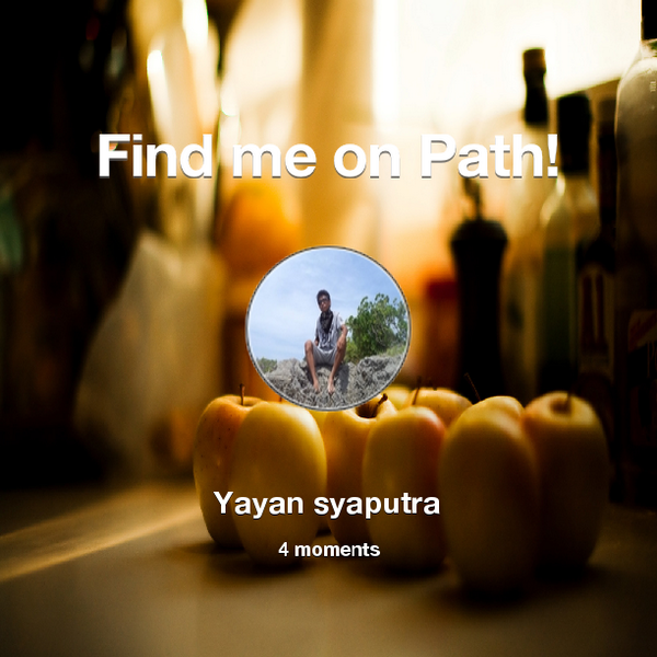 iyhancilonk's tweet photo. Find me on #Path now! Go to: http://t.co/fzDpk5qOF0! #thepersonalnetwork http://t.co/YQD6fqqp0w