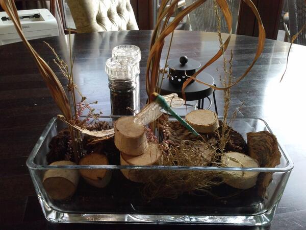 Met dank aan <a href="/ArtFloral/">Floral Dance Art</a> zijn ook alle tafelstukken helemaal klaar voor de lente en in optimale 'Peel'sfeer