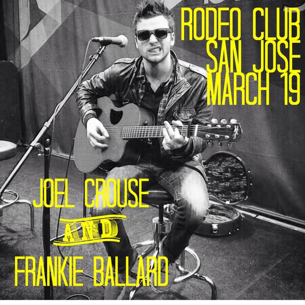 So.. who is coming to the show tonight at <a href="/RodeoClub/">Rodeo Club</a> with <a href="/FrankieBallard/">Frankie Ballard</a> and I?  Pretty pumped.