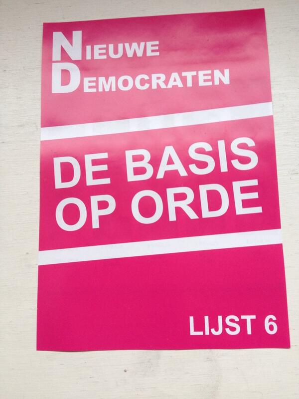 U heeft tot vanavond 2100 uur nog de tijd om te kiezen voor #debasisoporde en te stemmen op lijst zes!