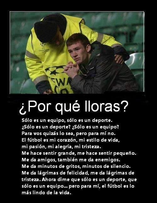 MotivacionesF's tweet image. No es "Solo fútbol"...