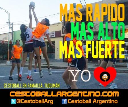 #CestoballArgentino Más rápido, más alto, más fuerte.