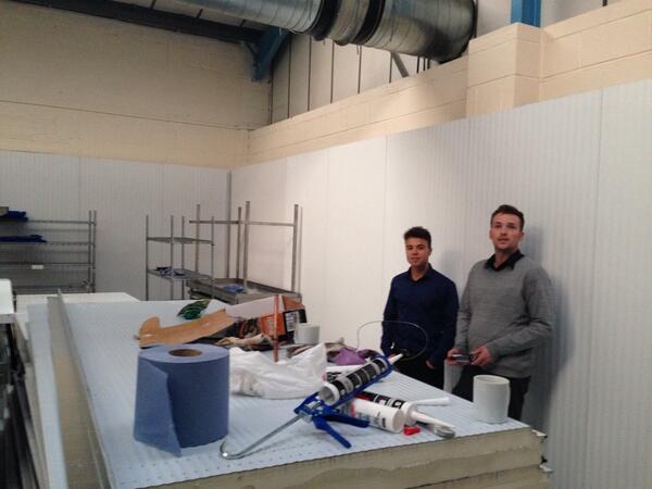 Big fridge ! Well underway