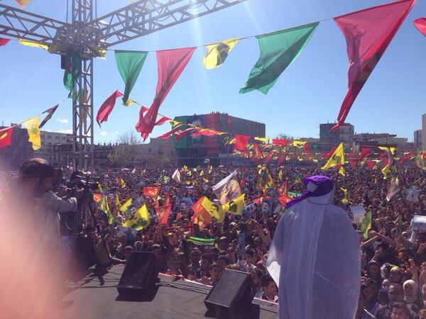 #özyönetimleözgürkimlige Nusaybin Newrozu