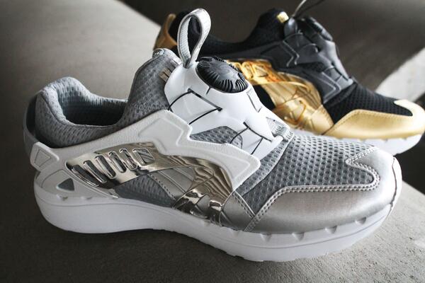 PUMA's tweet image. The Disc Opulence. It shines both ways. #nolaces #turniton