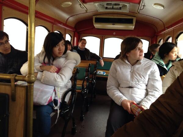 BreakoutPhilly's tweet photo. Bus tour! #breakout2014 http://t.co/UECSfoN3Bv