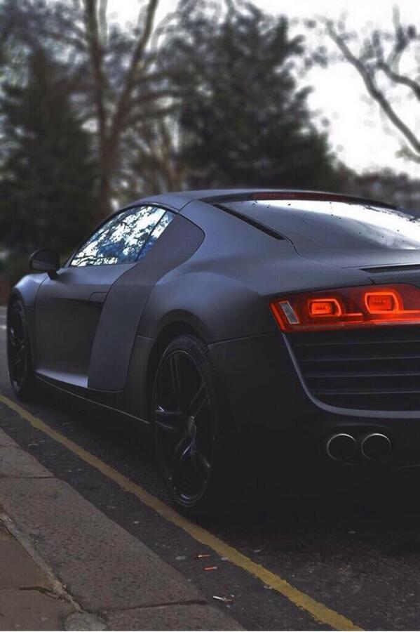 Matte Black Audi R8