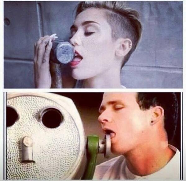 Mikesays_'s tweet photo. Remember, Tom Delonge did it first http://t.co/KWbWEm6sJx
