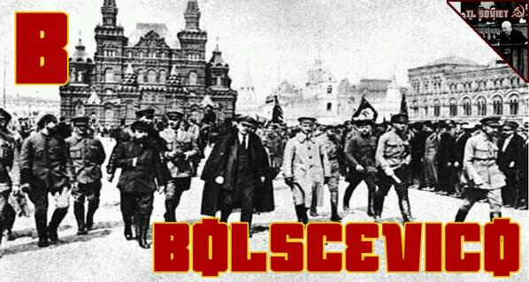 ILSoviet's tweet photo. B come #Bolscevico
Giusti ideali, centralismo, severo e granitico, #rivoluzione del #proletariato.
#Comunismo http://t.co/KIfeZEOP3n