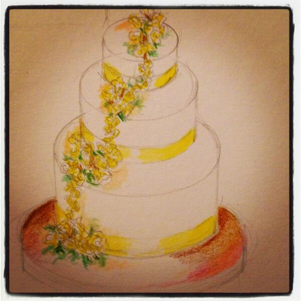 Busy designing a cake for a big celebration @DeGreyRooms in June #weddinghour beautiful venue &amp; hopefully a fab cake